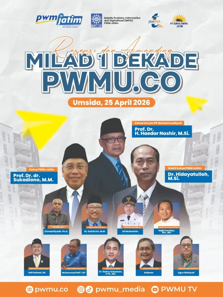 PDM Sidoarjo Instruksikan AUM Sukseskan Milad 1 Dekade PWMU.CO