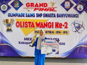 Saring 900 Peserta, Siswi SMP Muhammadiyah 1 Genteng Tembus Final dan Raih Juara di Olistawangi 2026