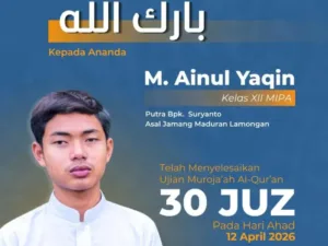 Jejak Cahaya dari 30 Juz: Kisah Perjuangan M Ainul Yaqin