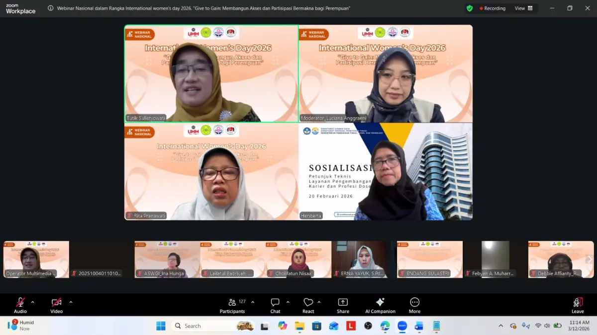 Women Empowerment Bukan Sekadar Tren, UMM Ajarkan Cara Perempuan Ambil Peran Nyata di Masyarakat
