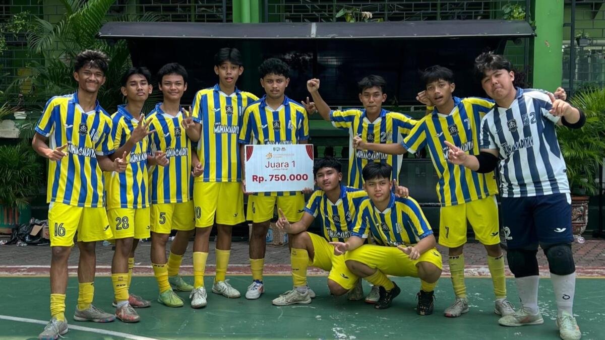 Dominasi Total! SMAM DUMA Juara Futsal Antar SMA DKI Jakarta