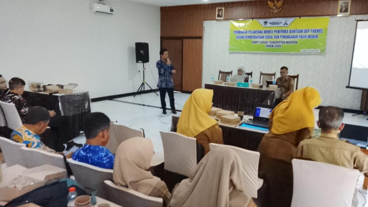 Dosen UMMAD Jadi Narasumber Monev Bantuan UEP-KUBE Dinsos Kabupaten Madiun