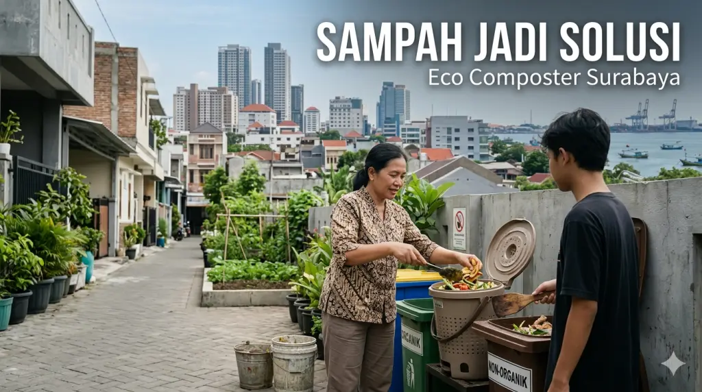 Eco Composter Ubah Beban APBD Jadi Peluang Ekonomi Sirkular dan Budaya Maritim Surabaya