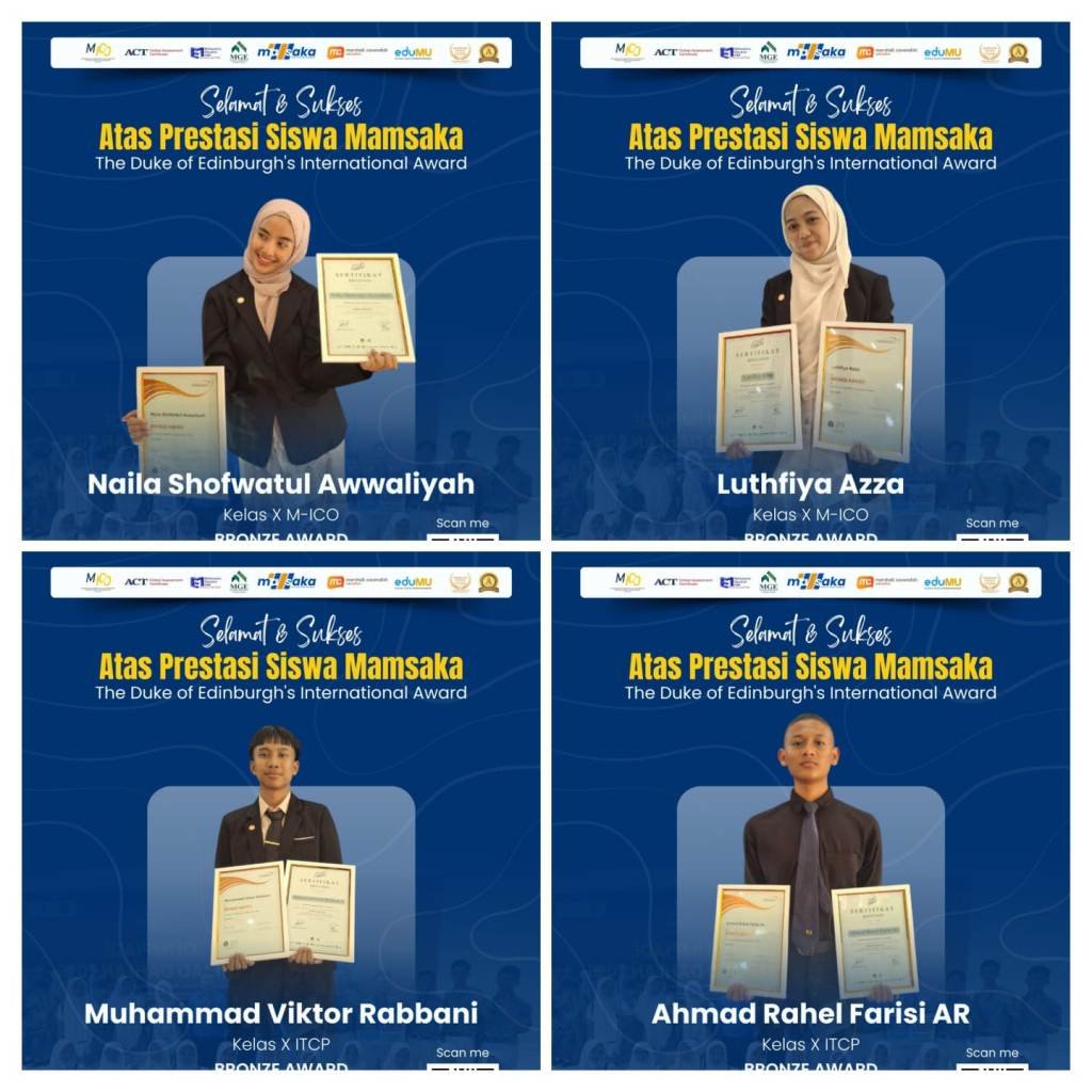 Empat Siswa Mamsaka Paciran Raih Award Internasional, Bukti Daya Saing Global