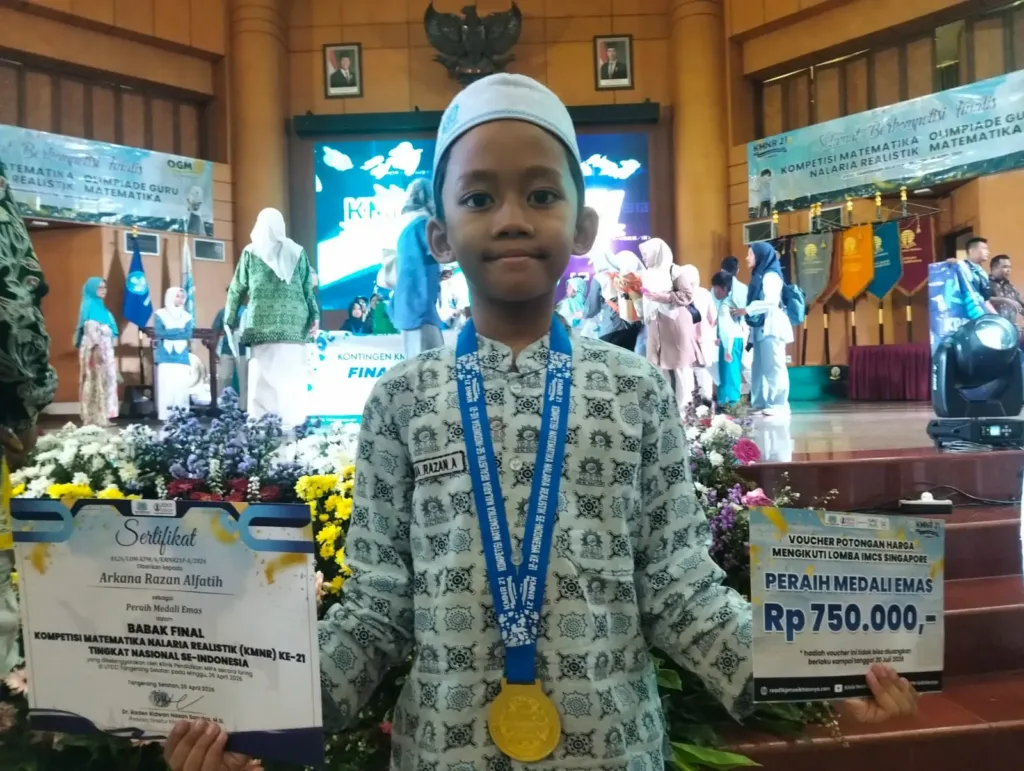Luar Biasa! Nanda dari SD Al Kautsar Kota Pasuruan Sabet Emas Nasional