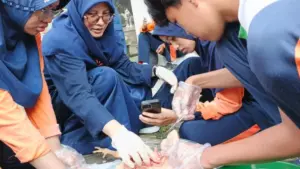 Ujian Praktik Terintegrasi di Spemdalas, Siswa Belajar Langsung