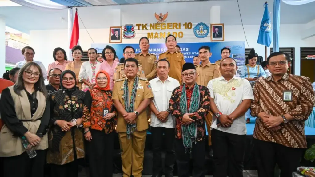 Revitalisasi Sekolah Indonesia, TK Negeri 10 Manado Kini Tak Lagi Banjir