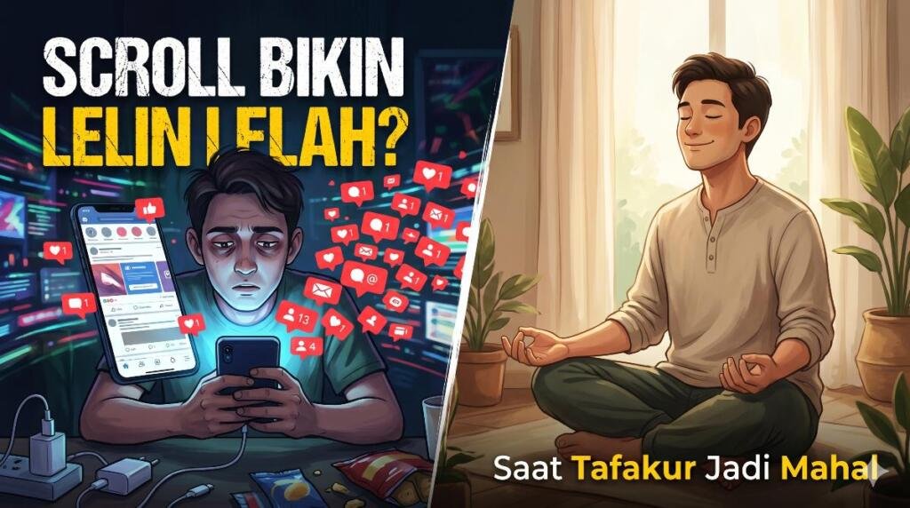 Ketika Scroll Menguras Energi, Tafakur Jadi Kemewahan