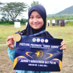 Melesat Bak Anak Panah, Alifa Nabila Sabet Juara 1 Panahan Jatim