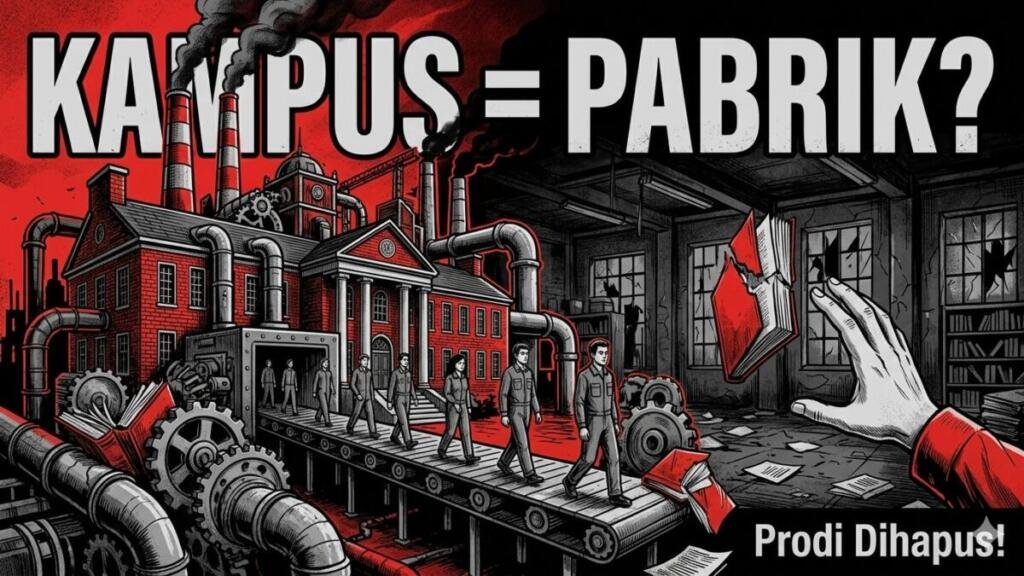 Prodi Dihapus, Kampus atau Pabrik? Kritik Nalar Pendidikan Tinggi Indonesia.