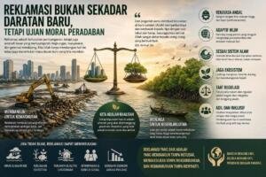 Reklamasi Bukan Sekadar Daratan Baru, tapi Ujian Moral Peradaban