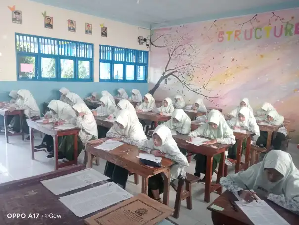 Spemudas Paciran Gelar Ujian, Santri Fokus dan Kebut Belajar