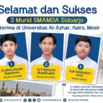 3 Siswa SMAMDA Sidoarjo Lolos Universitas Al-Azhar Mesir, Ini Rahasianya