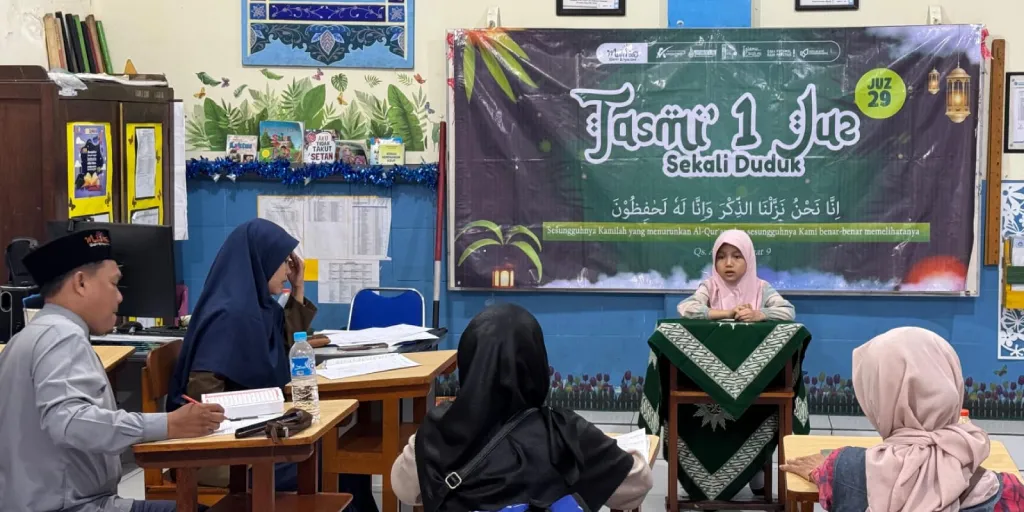 Tasmi’ 1 Juz SD Muhammadiyah 1 Pucang Sidoarjo Uji Hafalan Siswa Tahfidz