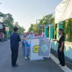 SMAMIO Gelar Giat Sosial dan Jalan Sehat di Desa Latukan Lamongan