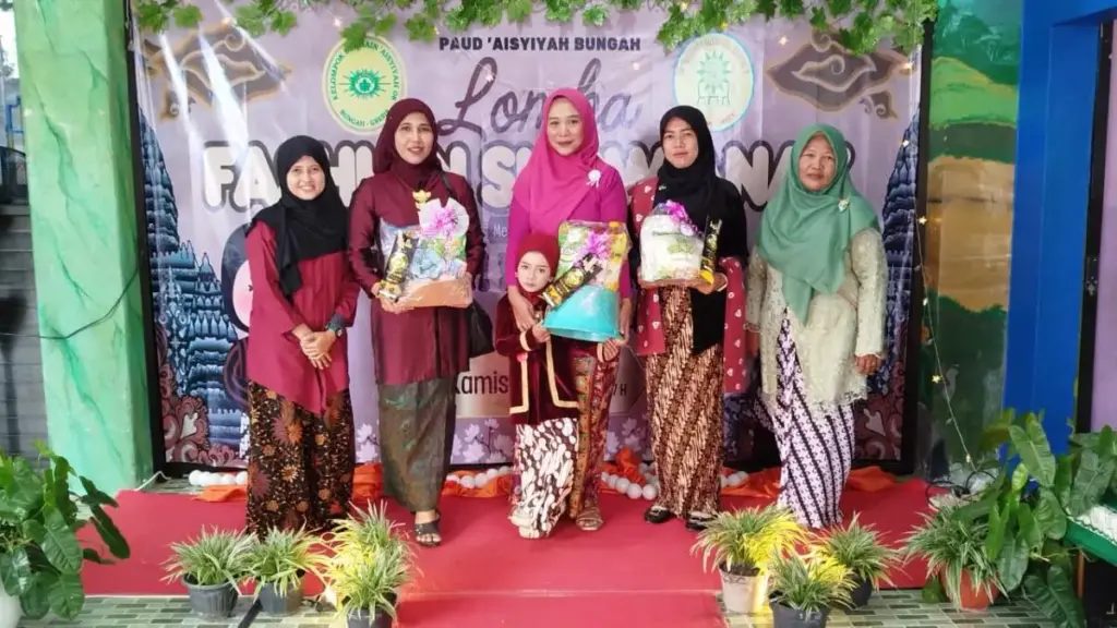 PAUD Aisyiyah Bungah Gelar Fashion Show Unik, Wali Murid Ikut Tampil