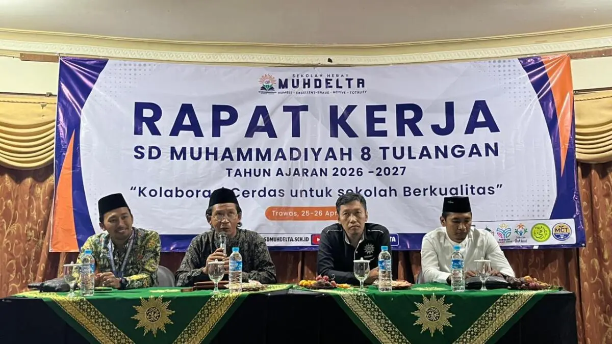 Rapat Kerja SD Muhammadiyah 8 Tulangan Usung Kolaborasi Cerdas untuk Sekolah Berkualitas