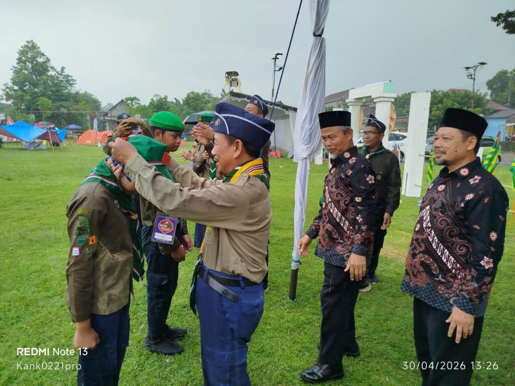 Hujan Tak Surutkan Semangat, Pembukaan Jamda HW Kediri Berlangsung Meriah