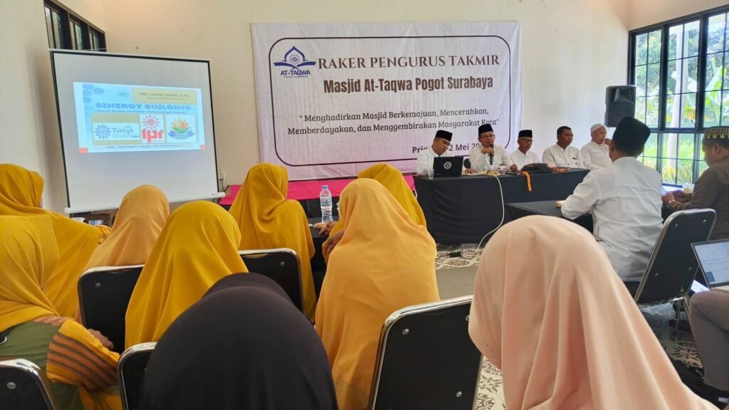 Penutupan Raker Takmir Masjid At-Taqwa Pogot Surabaya: Menguatkan Komitmen Menuju Masjid Berkemajuan