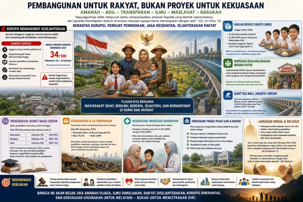 Pembangunan Nasional: Amanah, Integritas, dan Kesejahteraan
