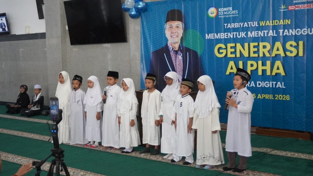 Bikin Haru, Penampilan Perdana Tahfiz Kelas 1 SD Mugres dalam Tarbiyatul Walidain