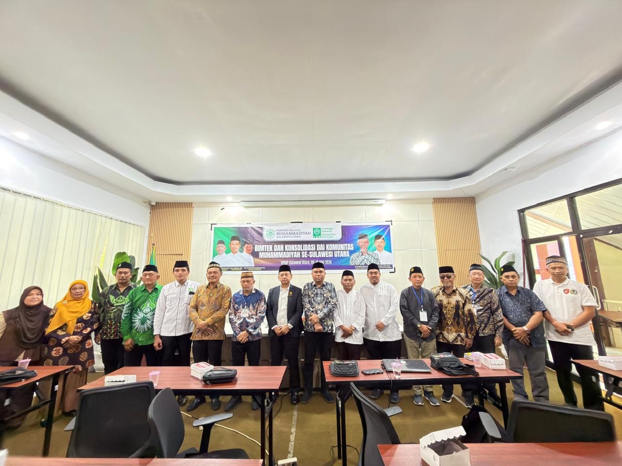 PWM Sulawesi Utara Gelar Bimtek, Konsolidasi dan Pengukuhan Dai Komunitas se-Sulut