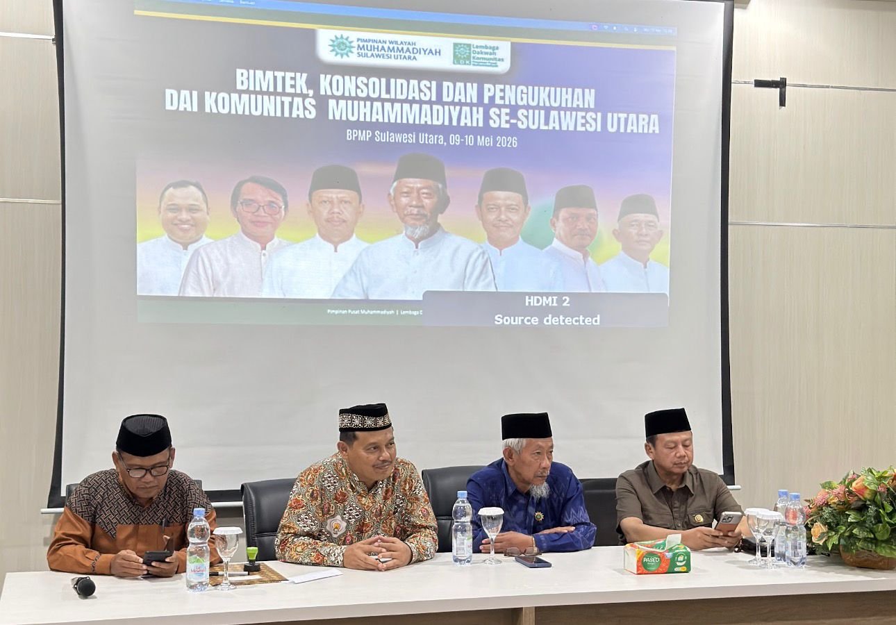 Dai Komunitas Muhammadiyah se-Sulawesi Utara Resmi Dikukuhkan, Siap Menguatkan Dakwah di Tengah Komunitas Masyarakat