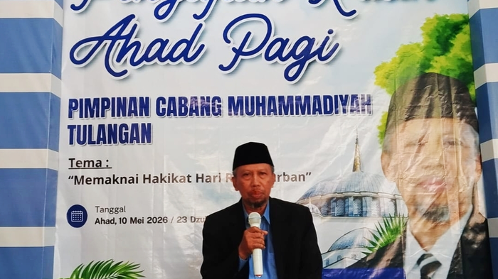 Memaknai Hakikat Kurban, Kajian Ahad Pagi PCM Tulangan Ajak Jamaah Lebih Dekat kepada Allah