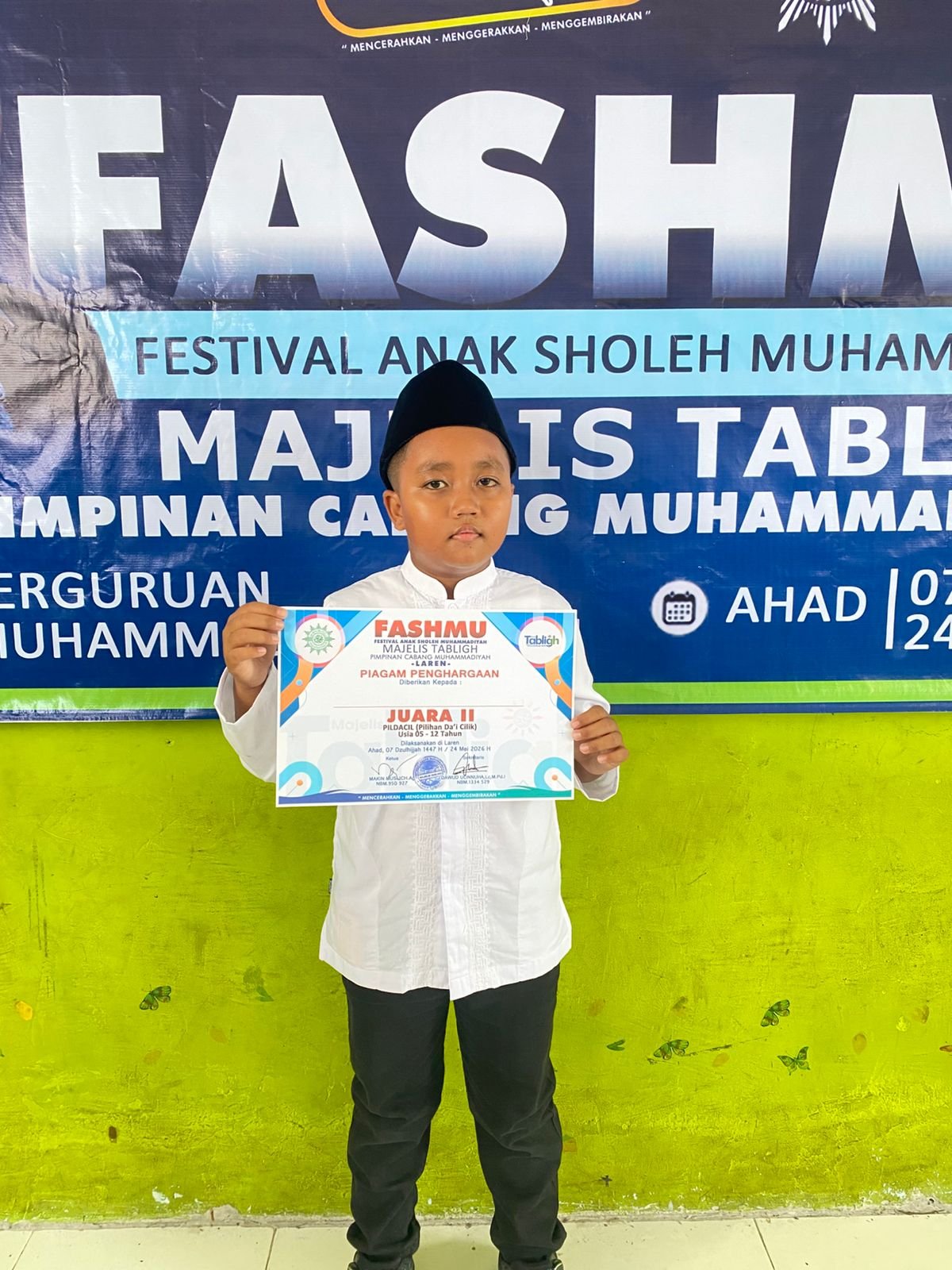MI Muhammadiyah 1 Godog Raih Juara 2 Lomba Pildacil pada FASHMU Cabang Laren