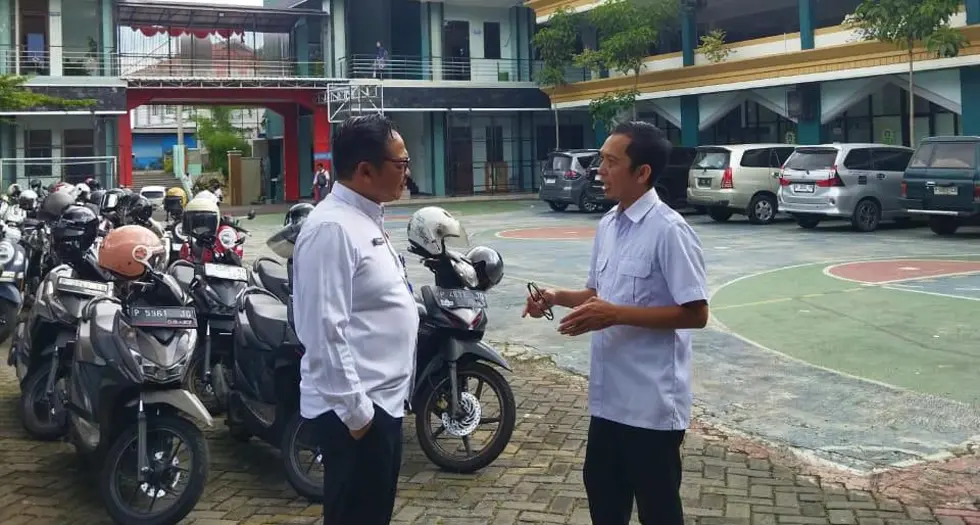 Kunjungi Smamga Jember, Kacabdin Pendidikan Apresiasi Fasilitas Sekolah
