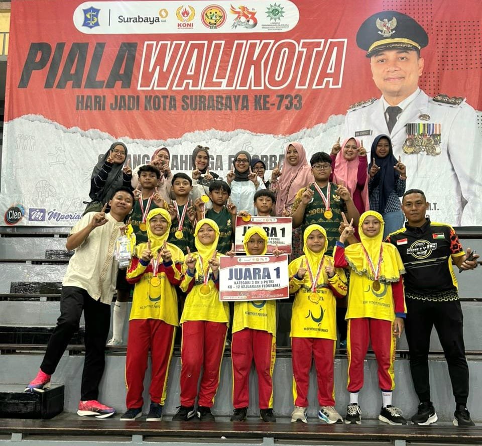 Membanggakan! Tim Floorball SD Muhlas Juarai Floorball Piala Wali Kota Surabaya 2026