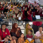 Ikhtiar Jaga Kesehatan Anak, Mahasiswa Profesi Bidan FIK Umsura Kampanyekan Imunisasi