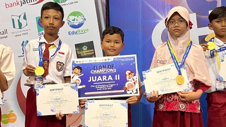 Siswi SDMM Bersama Perwakilan Tim Kecamatan Manyar Raih Juara 2 COC se-Kabupaten Gresik