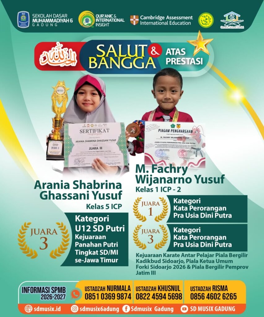 Kakak Beradik Berprestasi SD Musix: Borong Medali Nasional dari Panahan hingga Karate