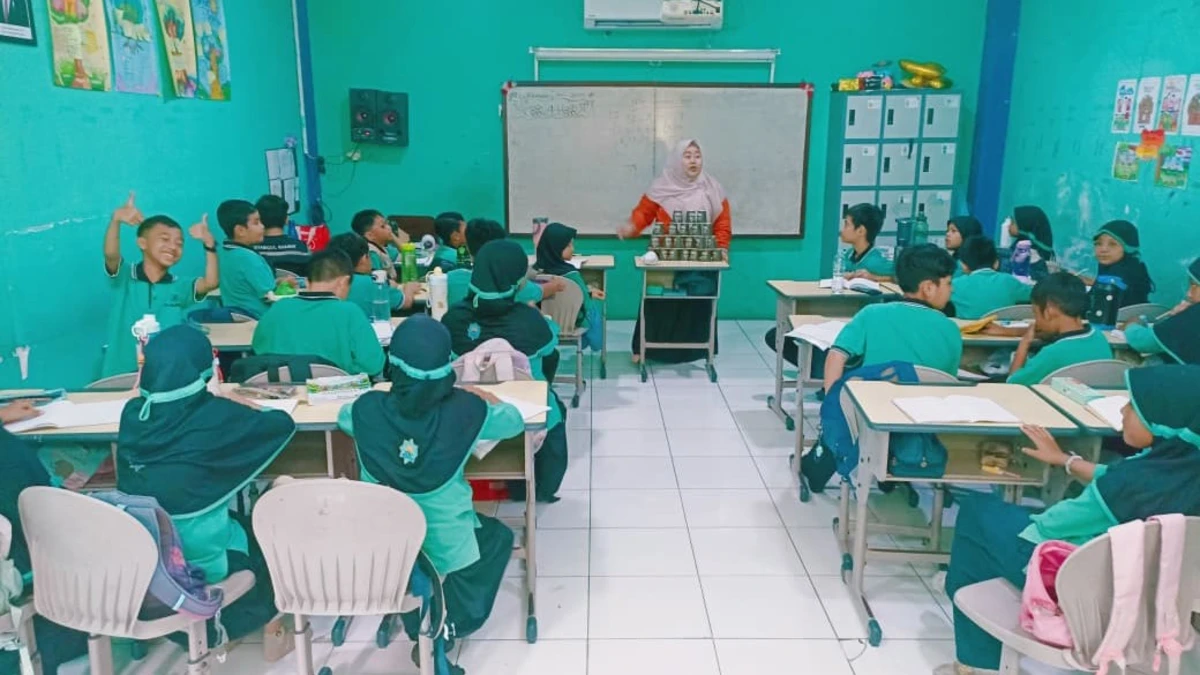 Belajar Data Lewat Permainan, Siswa SD Mumtaz Gunakan Diagram Batang