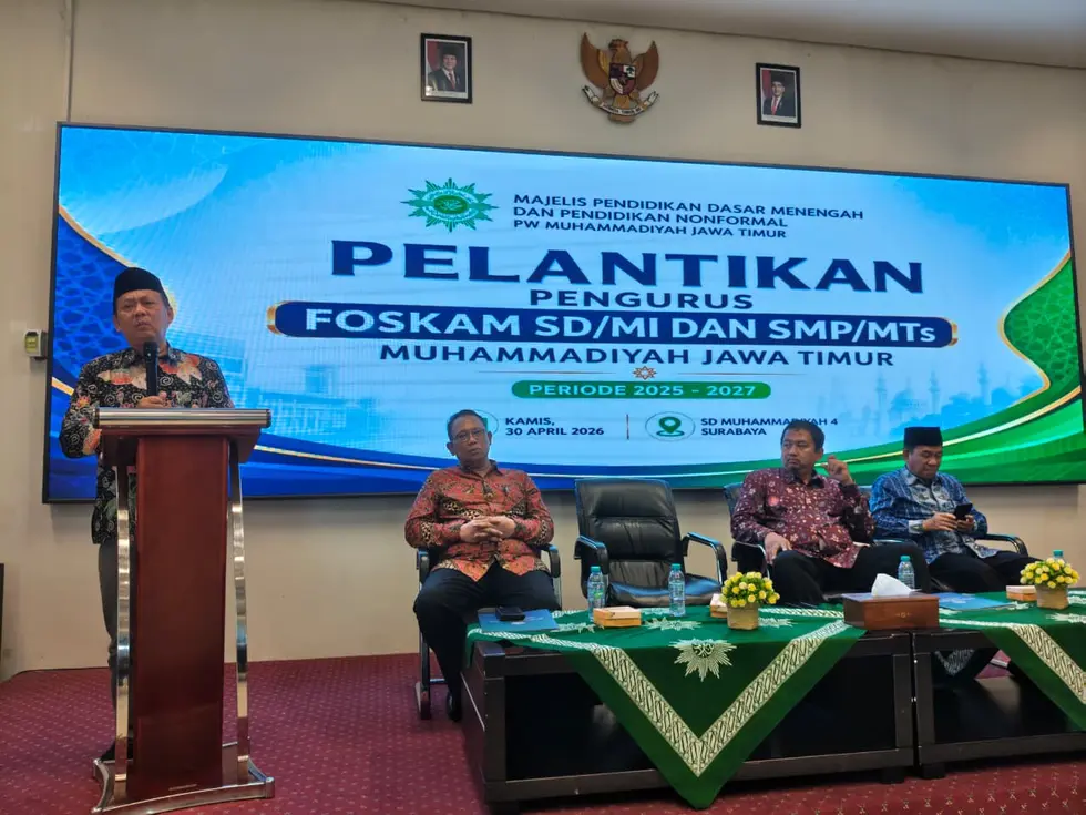 Pelantikan Foskam Jatim Dorong Sekolah Muhammadiyah Bersih dan Berkemajuan