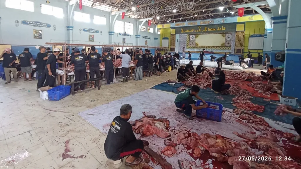 Menembus Batas Kepedulian: Dakwah Filantropi Karangasem dengan menyembelih 28 Sapi & 187 Kambing untuk 7.395 Penerima di Hari Raya Idul Adha 1447 H