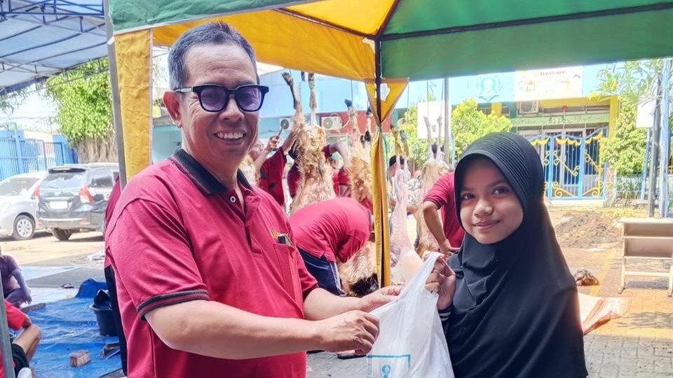 SDM Limas Tanamkan Nilai Ketaatan dan Kepedulian Sosial Melalui Kegiatan Kurban