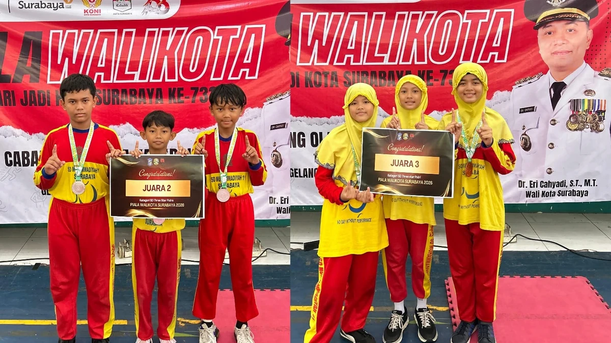 Tim Putra dan Putri SD Muhlas Ukir Prestasi di Ajang Kabaddi Piala Wali Kota Surabaya