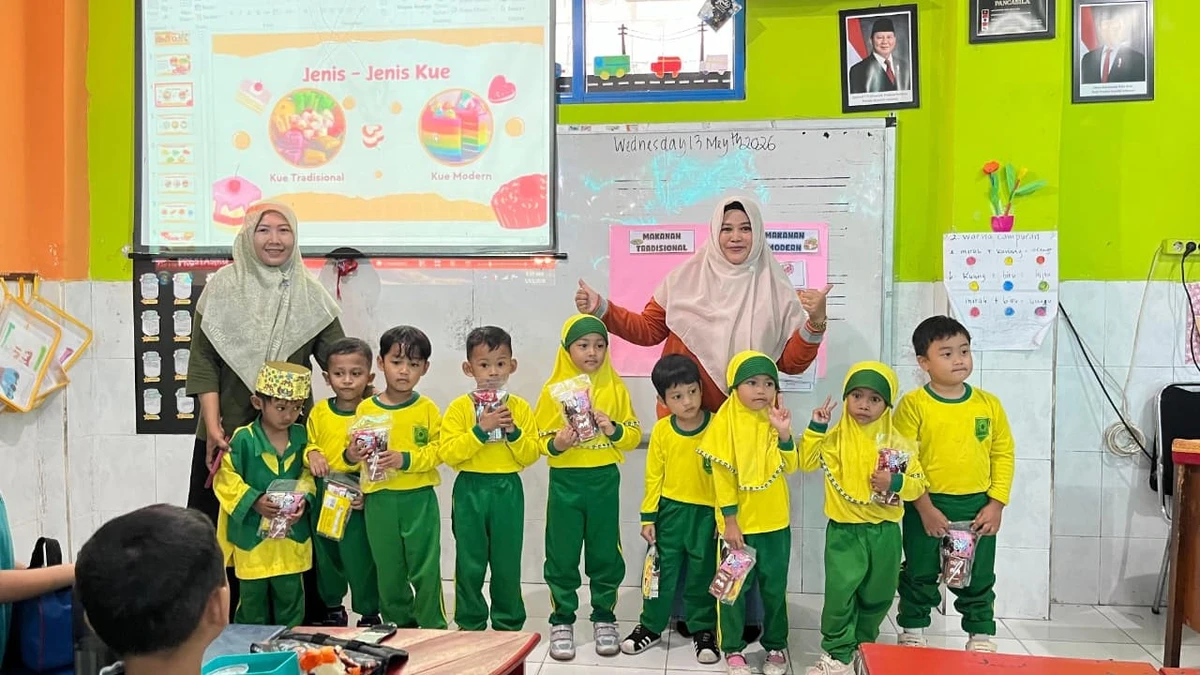 Trial Class: 47 Siswa Belajar Mengenal Jajanan Tradisional di SD Mumtaz