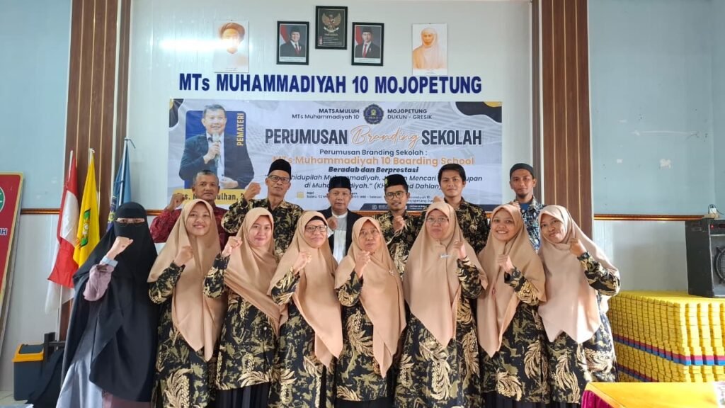 MTs Muhammadiyah 10 Mojo Petung Menyusun Branding MBS Beradab dan Berprestasi