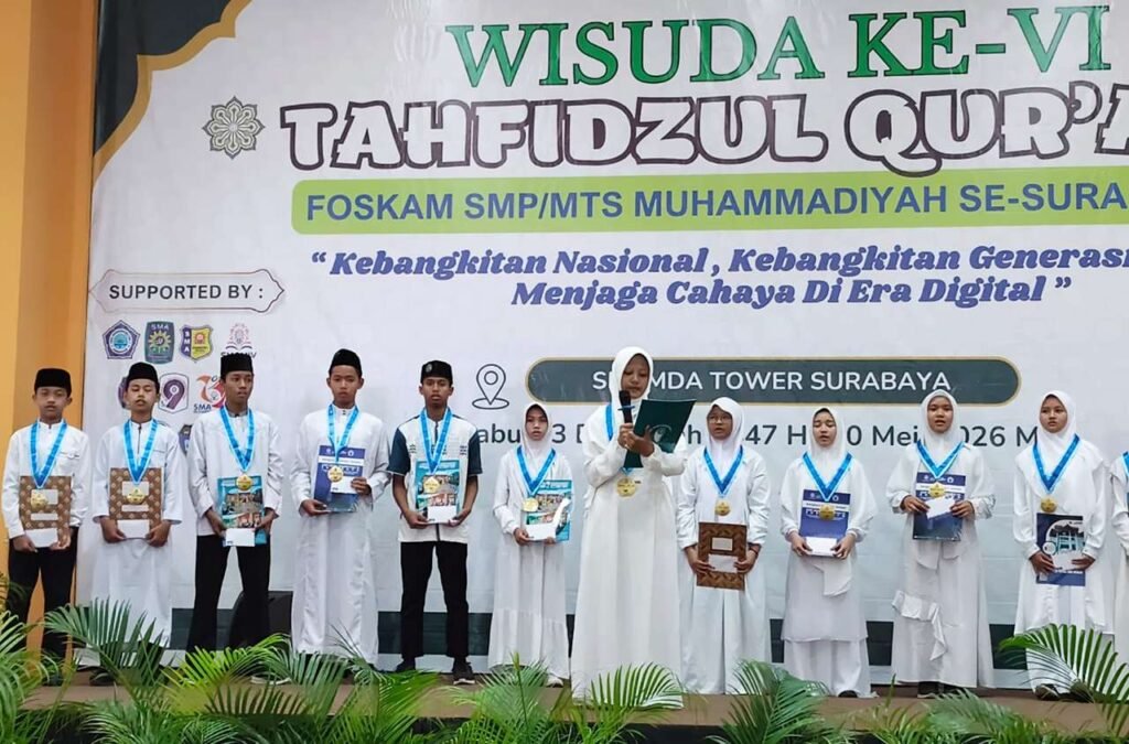 Borong Penghargaan, 5 Siswa SMPM 7 Masuk Daftar 15 Penghafal Terbanyak dan Terbaik se-Surabaya