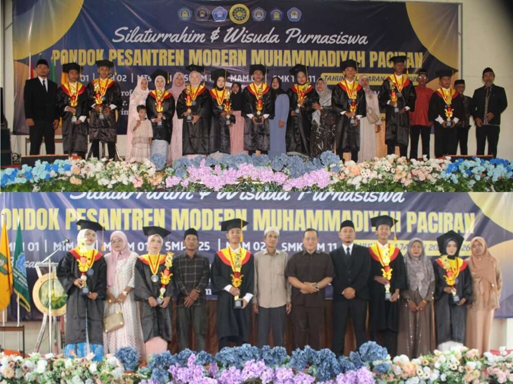 Wisuda Purna Siswa Perguruan Ponpes Modern Muhammadiyah Paciran, MAMDA Tampilkan Prestasi Siswa