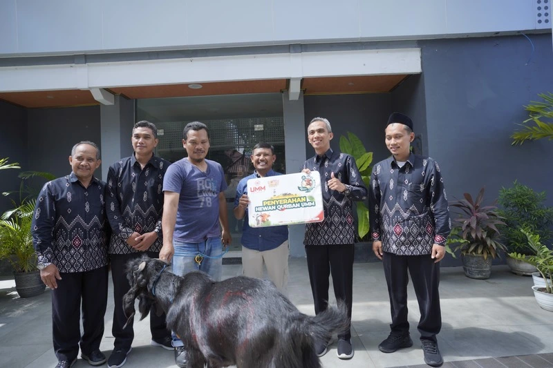 UMM Distribusikan Puluhan Hewan Kurban hingga Pelosok dan Lapas