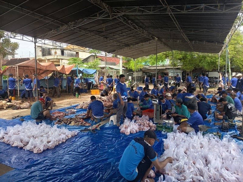 PRM Kandangsemangkon Kelola 8 Sapi dan 80 Kambing Kurban, Daging Dibagikan kepada 783 KK