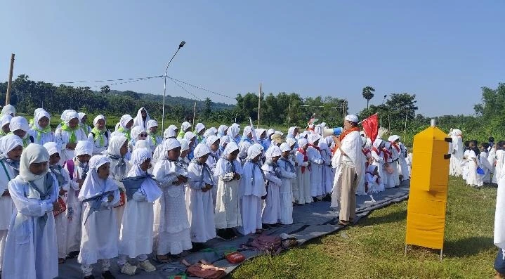 Talbiyah Menggema MIM 16 Karangasem Paciran: Manasik Haji Nyalakan Cinta dan Cahaya Iman