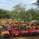 Andrenalin Siswa SMAMUGA di Uji di Puncak Becici Yogyakarta.
