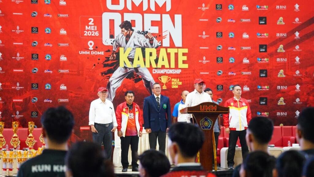Bangun Kecerdasan Fisik dan Mental di Momen Hardiknas, UMM Gelar Kejuaraan Karate Nasional