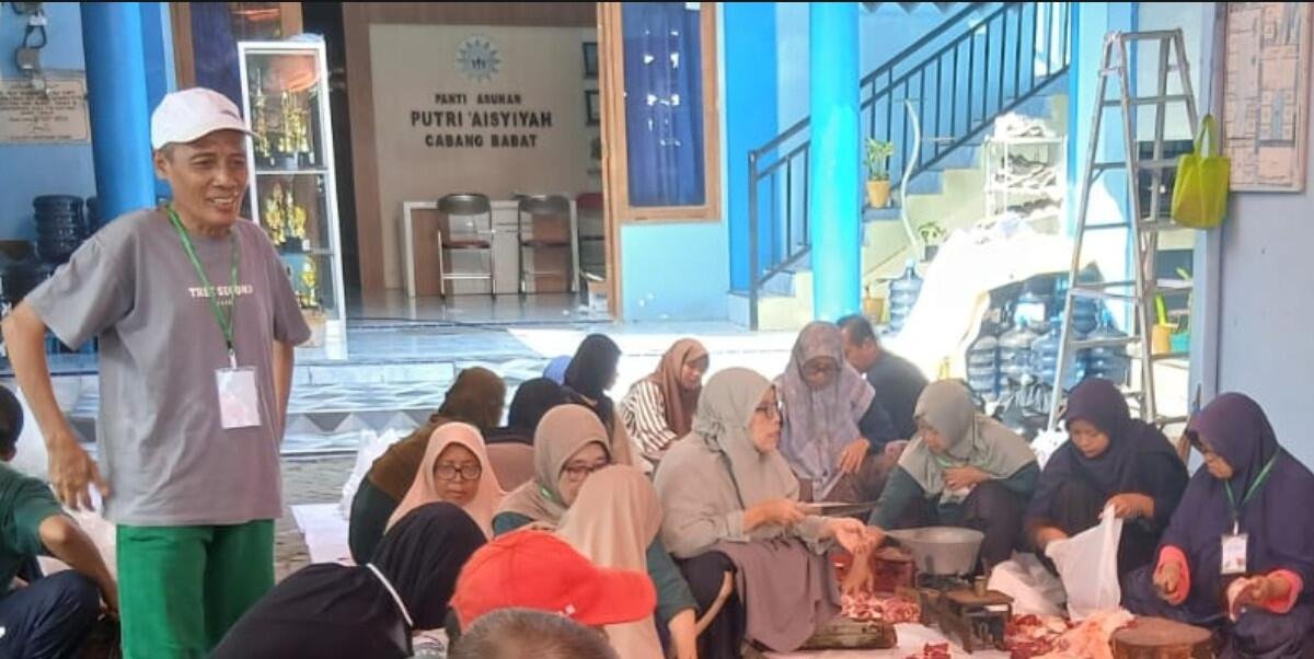 Guyub Rukun Warnai Kurban PRM Babat, Jumlah Hewan Meningkat Signifikan