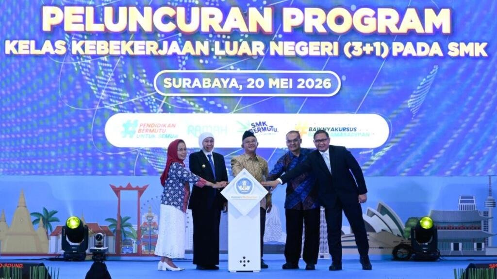 Harkitnas 2026, Mendikdasmen Lepas 3.600 Lulusan SMK dan LKP ke Dunia Kerja Internasional